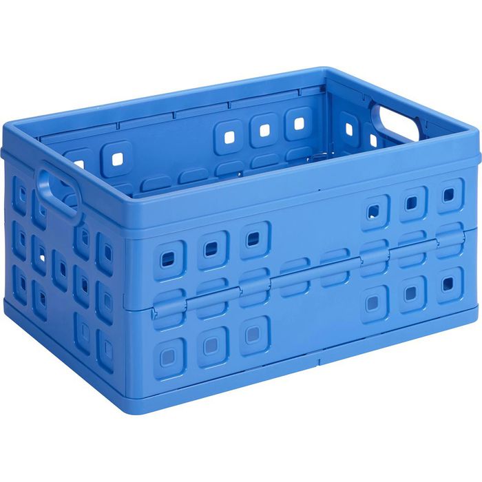 Sunware Klappbox Square, 57300611, 46 Liter, blau, 54 x 38 x 26,5