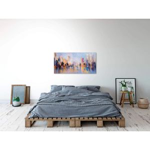 Produktbild für Wandbild Sinus-Art Abstrakte Skyline