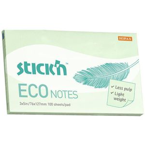 Haftnotizen Stickn ECO Notes, grün