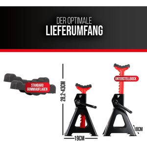Produktbild für Unterstellbock Heyner 347420, Tragkraft 2t