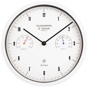 Wanduhr Falkenberg&Söhne Kunststoff, analog, Funkuhr