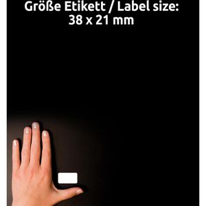 Produktbild für Folienetiketten Zweckform B7651-50 ultra-resistent