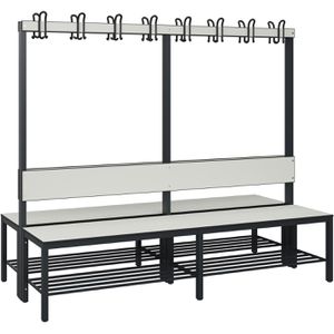Produktbild für Umkleidebank CP-Möbel 8062-210, Sitzfläche Holz, 200 cm