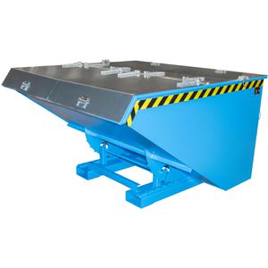 Produktbild für Kippbehälter-Deckel BAUER 4498-06-0800, aus verzinktem Stahl