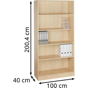 Produktbild für Aktenregal Hammerbacher H-Serie, aus Holz