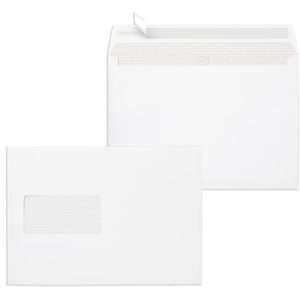 Mailmedia Briefumschläge Maildigital, weiß, C5, mit Fenster, haftklebend, 100g/m², 250 Stück