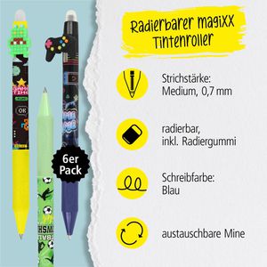 Produktbild für Gelschreiber Online magiXX Fun Boys, 70126, radierbar