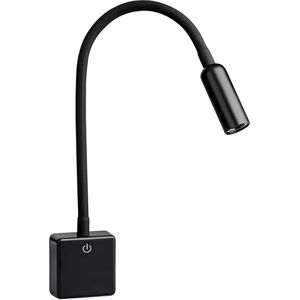 Steckdosenlampe Sebson SDL, schwarz, fest verbaute LED