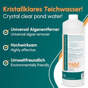 Produktbild für Algizid INOX Algenfrei Teichreiniger &amp; Brunnenpflege