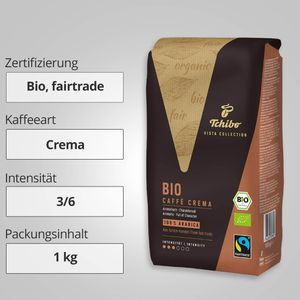 Produktbild für Kaffee Tchibo Vista Collection Caffe Crema, BIO