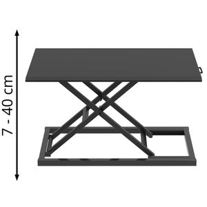 Schreibtischaufsatz Luxor DC-Basic-B, schwarz