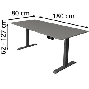 Produktbild für Schreibtisch Kerkmann Move 1 stable, graphit / anthrazit