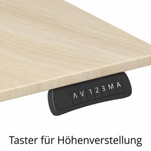 Produktbild für Schreibtisch Kerkmann Move small office, ahorn / silber