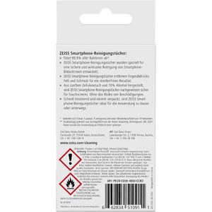 Produktbild für Reinigungstücher ZEISS Smartphone, antibakteriell, feucht