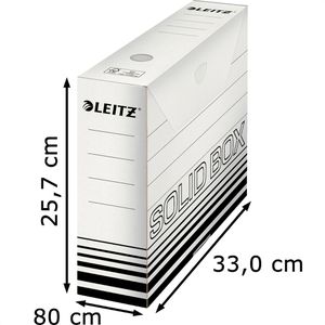 Produktbild für Archivbox Leitz 6127-00-01, Solid, A4
