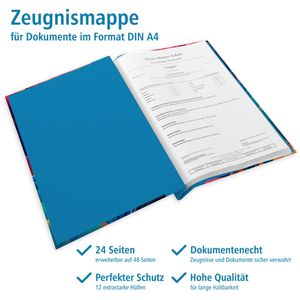 Produktbild für Zeugnismappe itenga 33105951, mit Motiv, A4