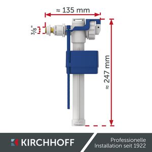 Produktbild für Füllventil Kirchhoff Universal-Schwimmerventil, 3/8 Zoll