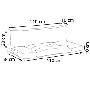 Produktbild für Auflage vidaXL 360922, aus Polyester