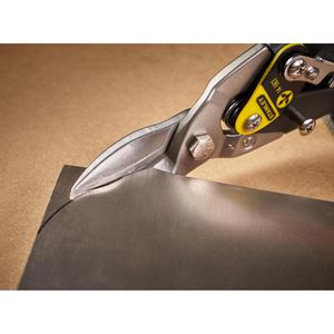Produktbild für Blechschere Stanley FATMAX 2-14-563, gerade &amp; Kurvenschnitte