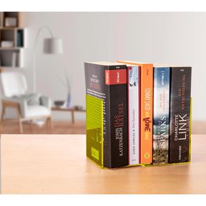 Produktbild für Buchstütze Maul 35136, neongelb
