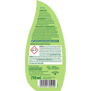 Produktbild für WC-Reiniger AlmaWin Frische Minze, WC Gel