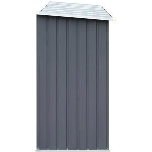 Produktbild für Holzunterstand vidaXL Holzlagerschuppen, grau