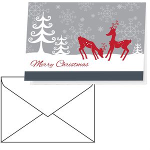Weihnachtskarte Sigel DS256, Red Deer
