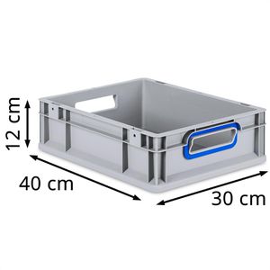 Produktbild für Eurobox Allit ProfiPlus EuroBox 412, grau, 10,4 Liter