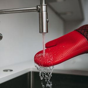 Produktbild für Ofenhandschuh LauterSchutz LS102, rot