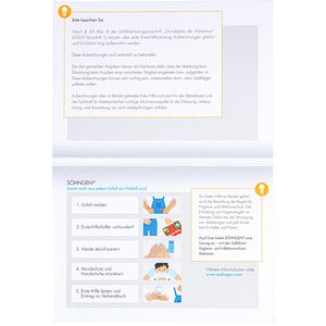 Produktbild für Meldeblock Söhngen DIN A6, für Betriebe, DSGVO konform