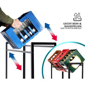 Produktbild für Getränkekistenregal Karat Kenji, für 4 Kisten