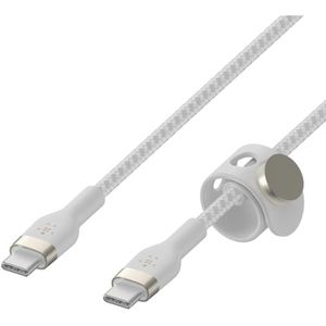 Produktbild für Ladekabel Belkin BoostCharge Pro Flex, weiß, 1m