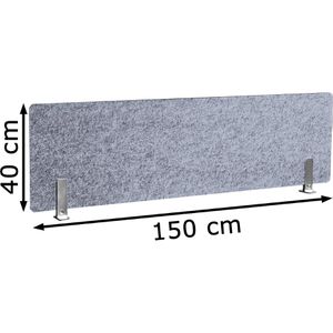 Produktbild für Tischtrennwand Actiforce PA-HP-ASC02-30, grau