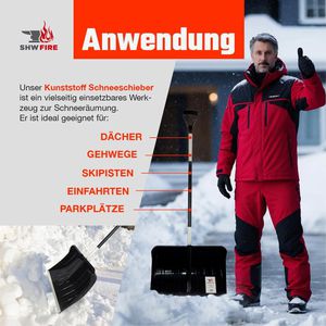 Produktbild für Schneeschieber SHW 55633, mit D-Griff
