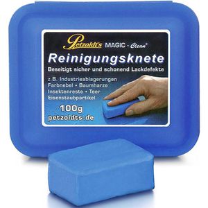 Petzoldts Lackreiniger Magic Clean Reinigungsknete, für Auto, Motorrad und Wohnwagen, blau, 100g