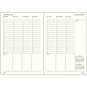 Produktbild für Buchkalender Leuchtturm1917 Akademischer Wochenplaner, 2026/27