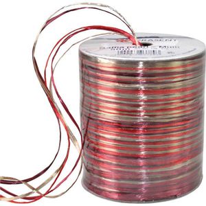 Geschenkband Präsent Raffia Pearl Multicolour, rot