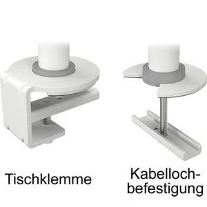 Produktbild für Monitorhalterung Dataflex ViewGo 130, weiß