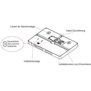 Produktbild für Notbeleuchtung Enovalite 200101, Fluchtwegleuchte, LED, Akku