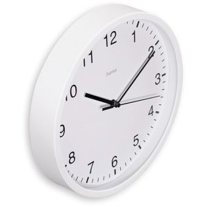 Produktbild für Wanduhr Hama Elba, Kunststoff, analog, Quarzuhr