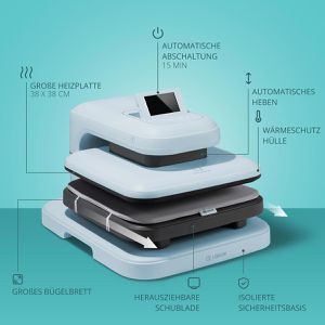 Produktbild für Transferpresse LOKLiK ImPress Auto 2 Smart, blau