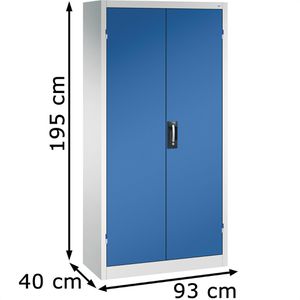 Produktbild für Werkzeugschrank CP-Möbel 8920-052, aus Metall, grau / blau