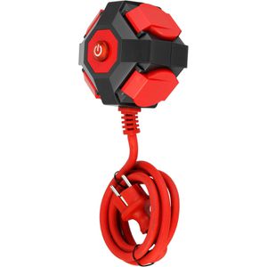 Steckdosenwürfel REV-Ritter Powerglobe, 1,4m Kabel