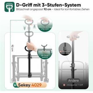 Produktbild für Bollerwagen Sekey FW174, faltbar