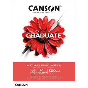 Acrylmalblock Canson Graduate, A3