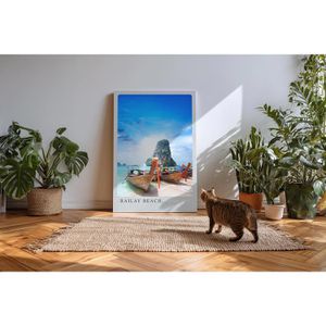 Produktbild für Wandbild Sinus-Art Railay Beach Thailand