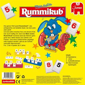 Produktbild für Kartenspiel Jumbo 3990, Mein erstes Rummikub