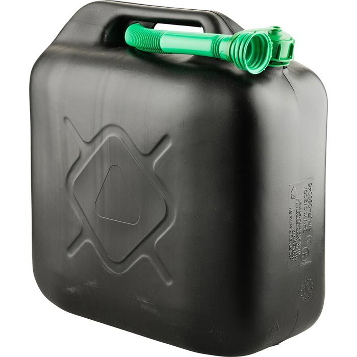 Oxid7 Benzinkanister 10000234, Metall, inkl. Auslaufrohr, grün, 20 Liter –  Böttcher AG