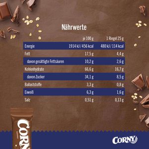 Produktbild für Müsliriegel Corny Schoko
