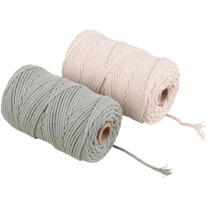 Produktbild für Makramee-Garn Rayher 44000502, Set mit 2 Stück